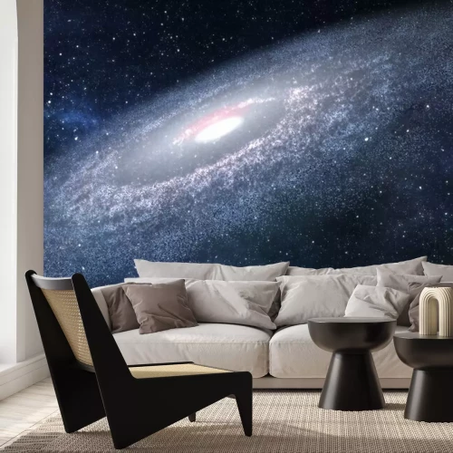 Papier peint  Galaxie spirale dans l'espace