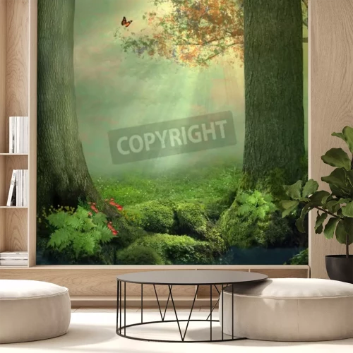 Papier peint  Tropiques abstraits