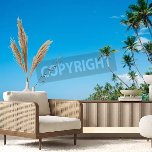 Papier peint  Plage tropicale au Sri Lanka