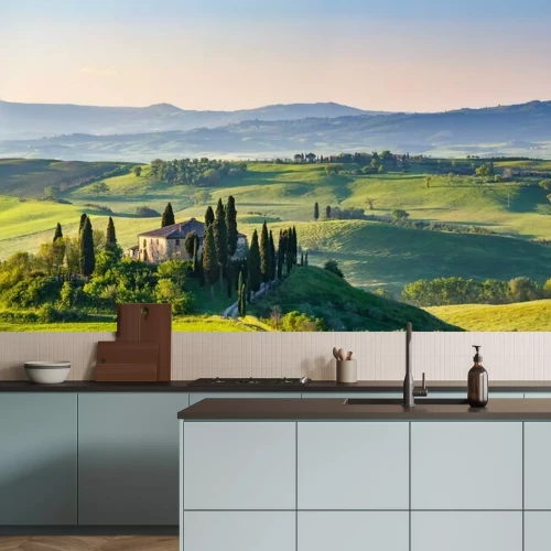 Papier peint  La Toscane dans le paysage