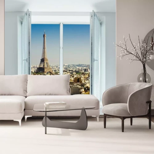 Papier peint  Paris avec la tour Eiffel