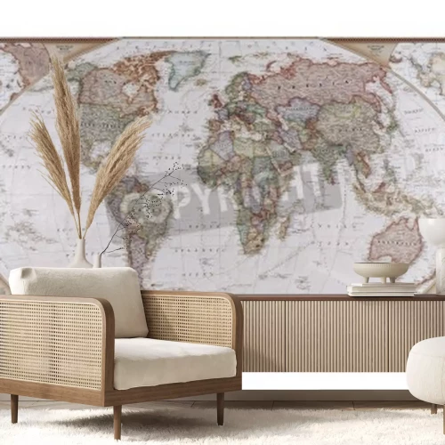 Papier peint  Carte du monde