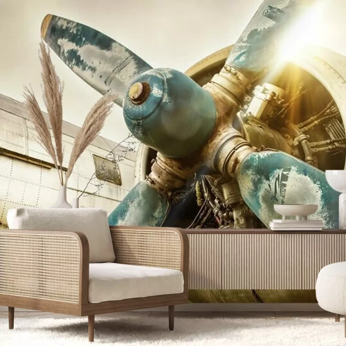 Papier peint  Vieil avion