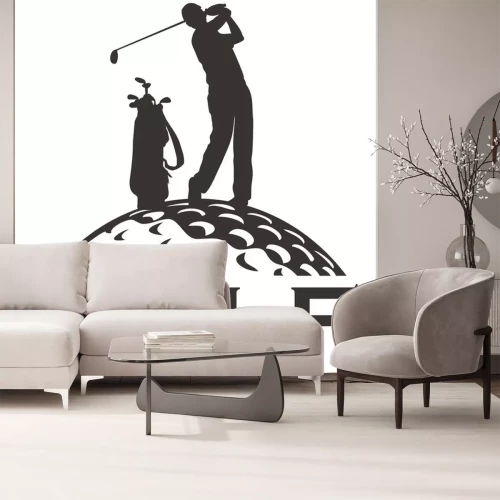 Sticker  Étiquettes de vecteur de golf, logos, club de golf, centre de formation.