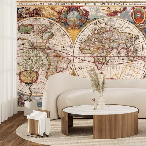 Papier peint  La carte. Mondiale