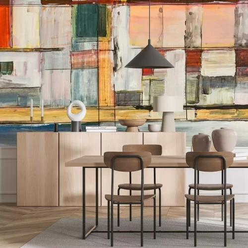 Papier peint  Temps version abstraite