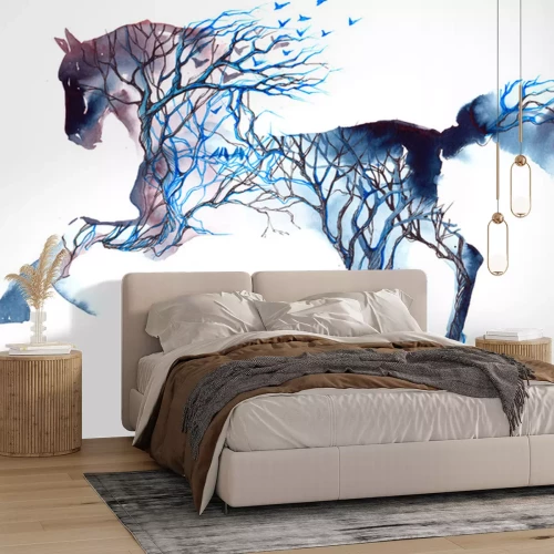 Papier peint  Cheval fantastique à l'aquarelle