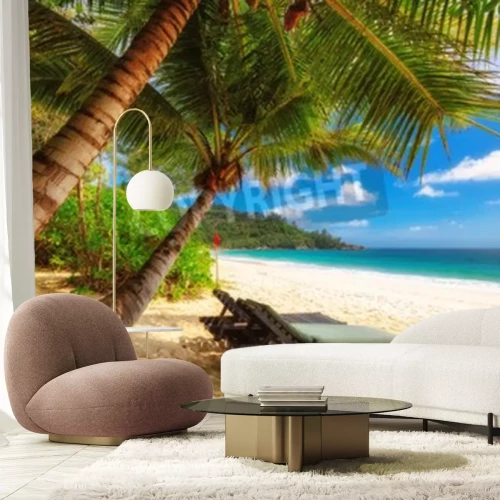 Papier peint  Les tropiques sur la côte ensoleillée
