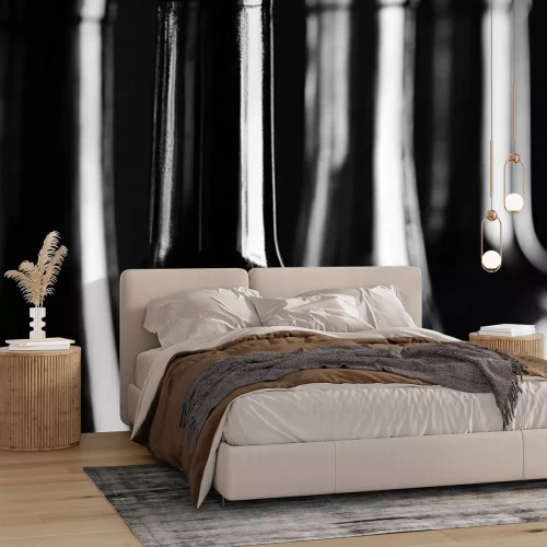 Papier peint  Bouteilles de vin luisantes