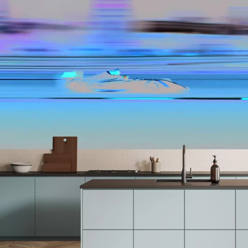 Papier peint  Formule 1 pendant la course sur le circuit