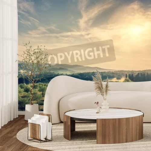 Papier peint  Ciel de Toscane