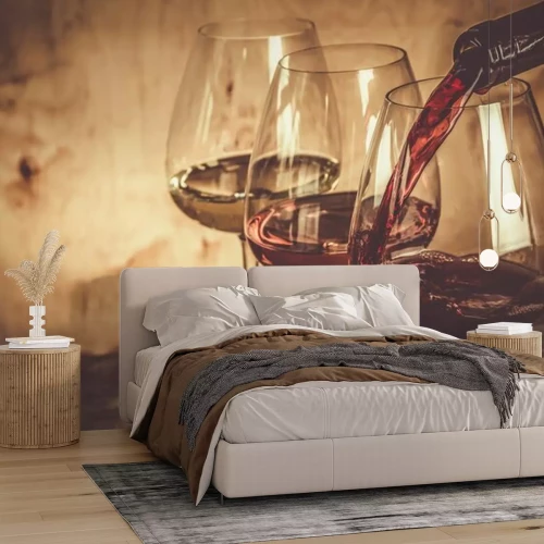 Papier peint  Vins de dégustation