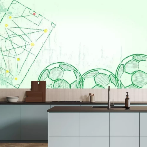 Papier peint  Football, football, conception, Gabarit, bon, copie, espace, vecteur