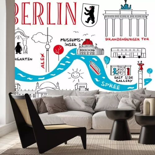 Sticker  Berlin, monuments et sites