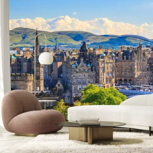 Papier peint  Architecture à Édimbourg paysage pittoresque