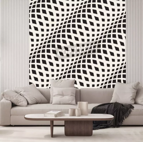 Papier peint  Motif 3D vague