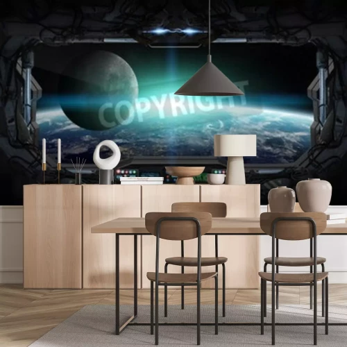 Papier peint  Vue de la Terre