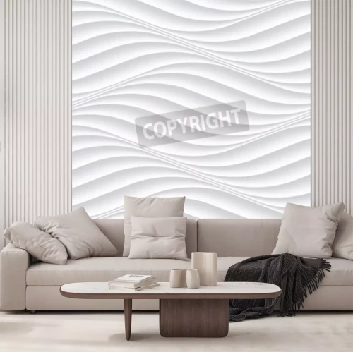 Papier peint  3D vague
