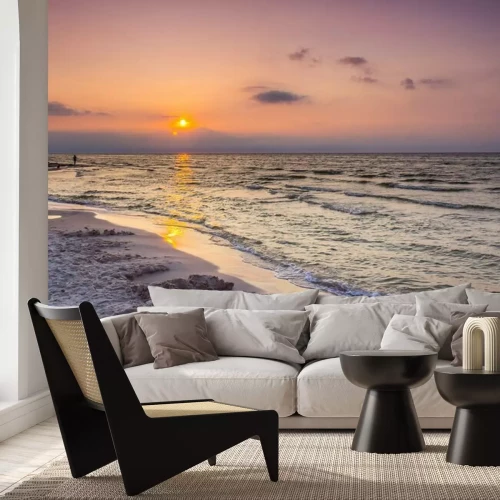 Papier peint  Plage sable et la mer polonaise