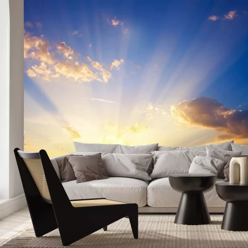 Papier peint  Ciel au coucher du soleil