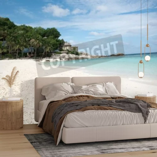 Papier peint  Plage tropicale et océan