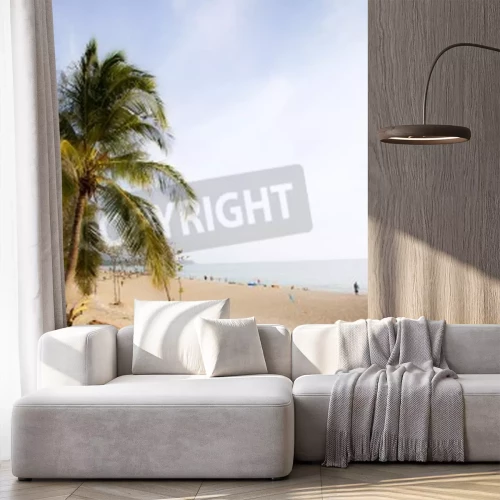 Papier peint  Sable de la plage et nature