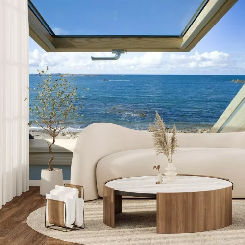 Papier peint  Lucarne ouverte