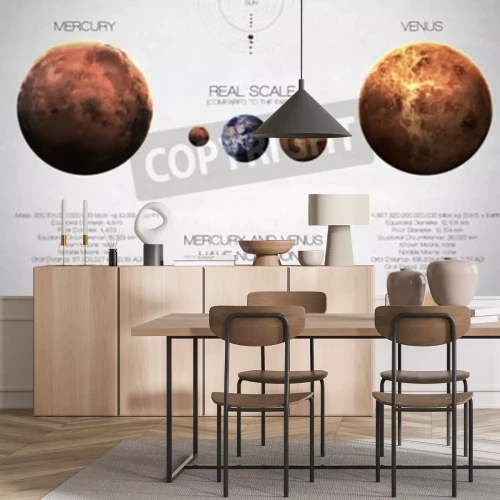 Papier peint  Mercure et Vénus