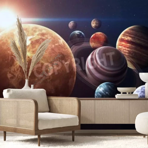 Papier peint  Vénus et le système solaire