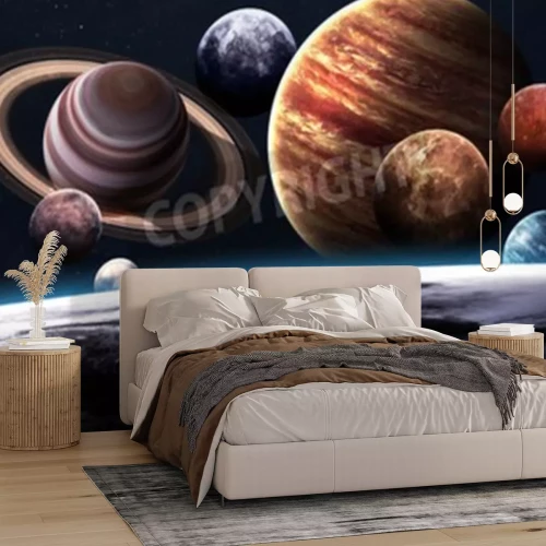 Papier peint  Système solaire univers