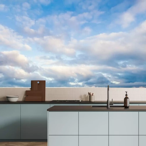 Papier peint  Vue des nuages d'été