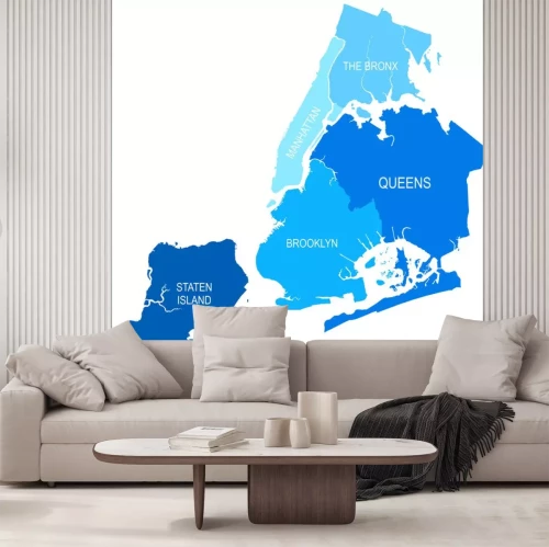 Sticker  New York City Map - illustration vectorielle