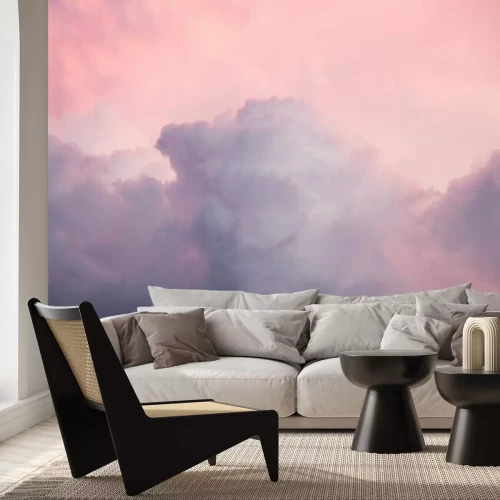 Papier peint  Ciel du soir avec des nuages