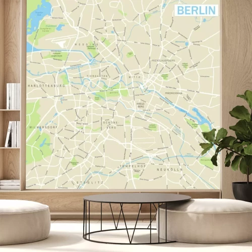 Sticker  Plan de la ville de Berlin