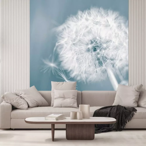 Papier peint  Clairière et pissenlits