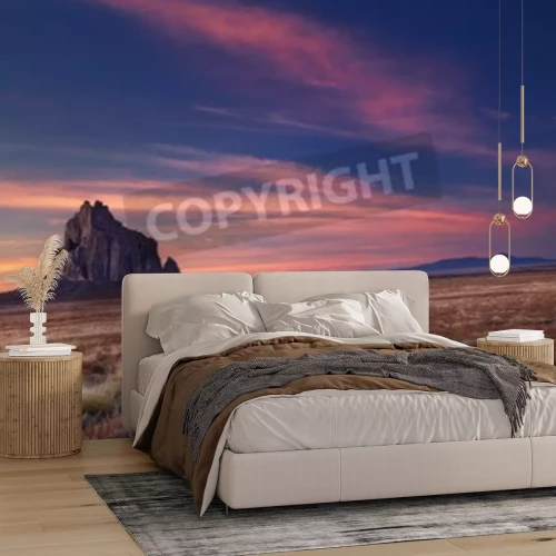 Papier peint  Le désert au crépuscule