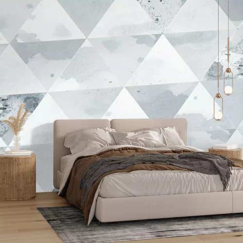 Papier peint  Motif noir et blanc