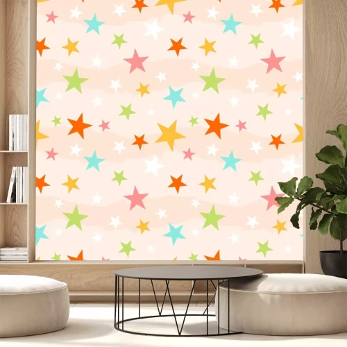 Sticker  Résumé, seamless, modèle, étoiles