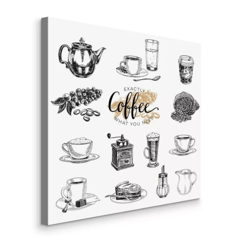 Tableau  Art du café vintage