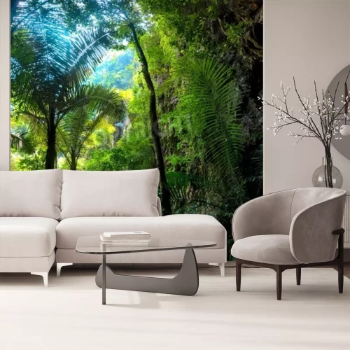 Papier peint  Tropiques et jungle verte