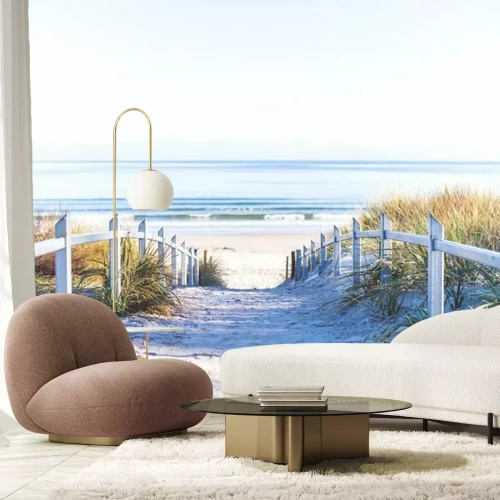 Papier peint  Plage sable et de dunes