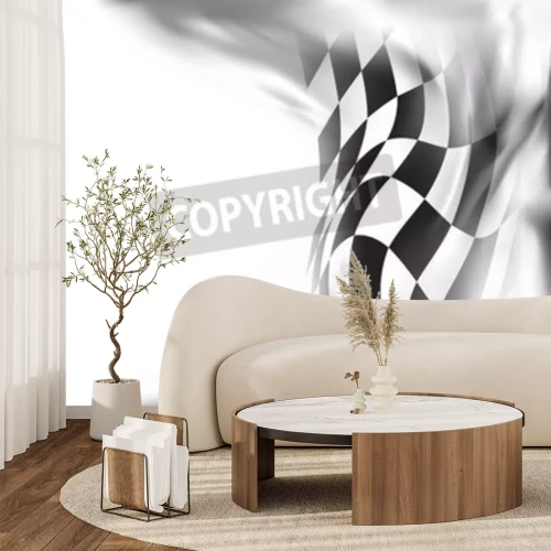 Sticker  Race, drapeau, fond, vecteur, Illustration