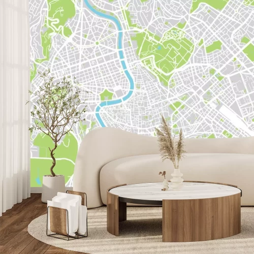 Sticker  Rome vecteur carte de la ville