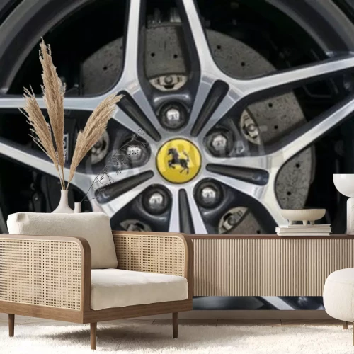 Papier peint  Formule 1 roue du bolide