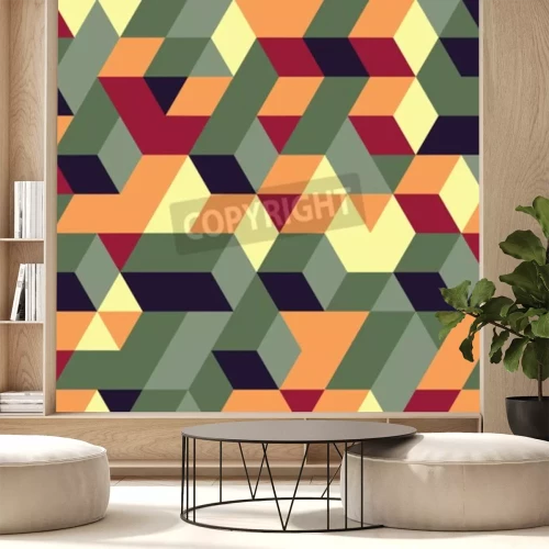 Papier peint  Cubes colorés en 3D