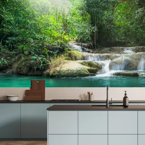 Papier peint  Cascade dans un parc national thaïlandais