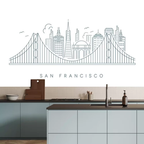 Sticker  SAN FRANCISCO SKYLINE