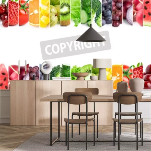 Papier peint  Des fruits d'été juteux