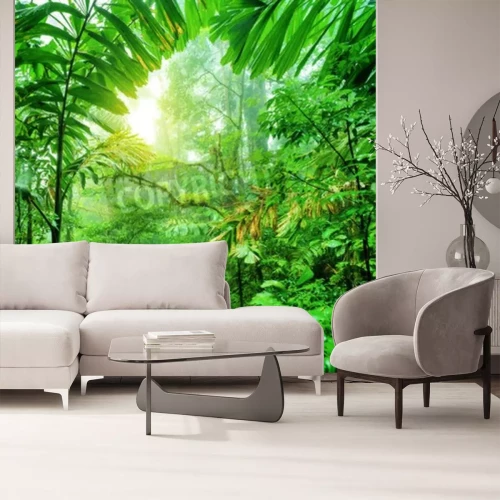 Papier peint  Jungle légère