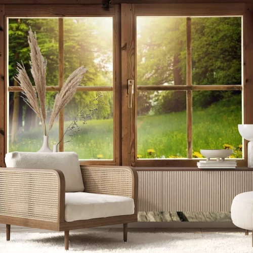 Papier peint  Prairie pittoresque à l'extérieur